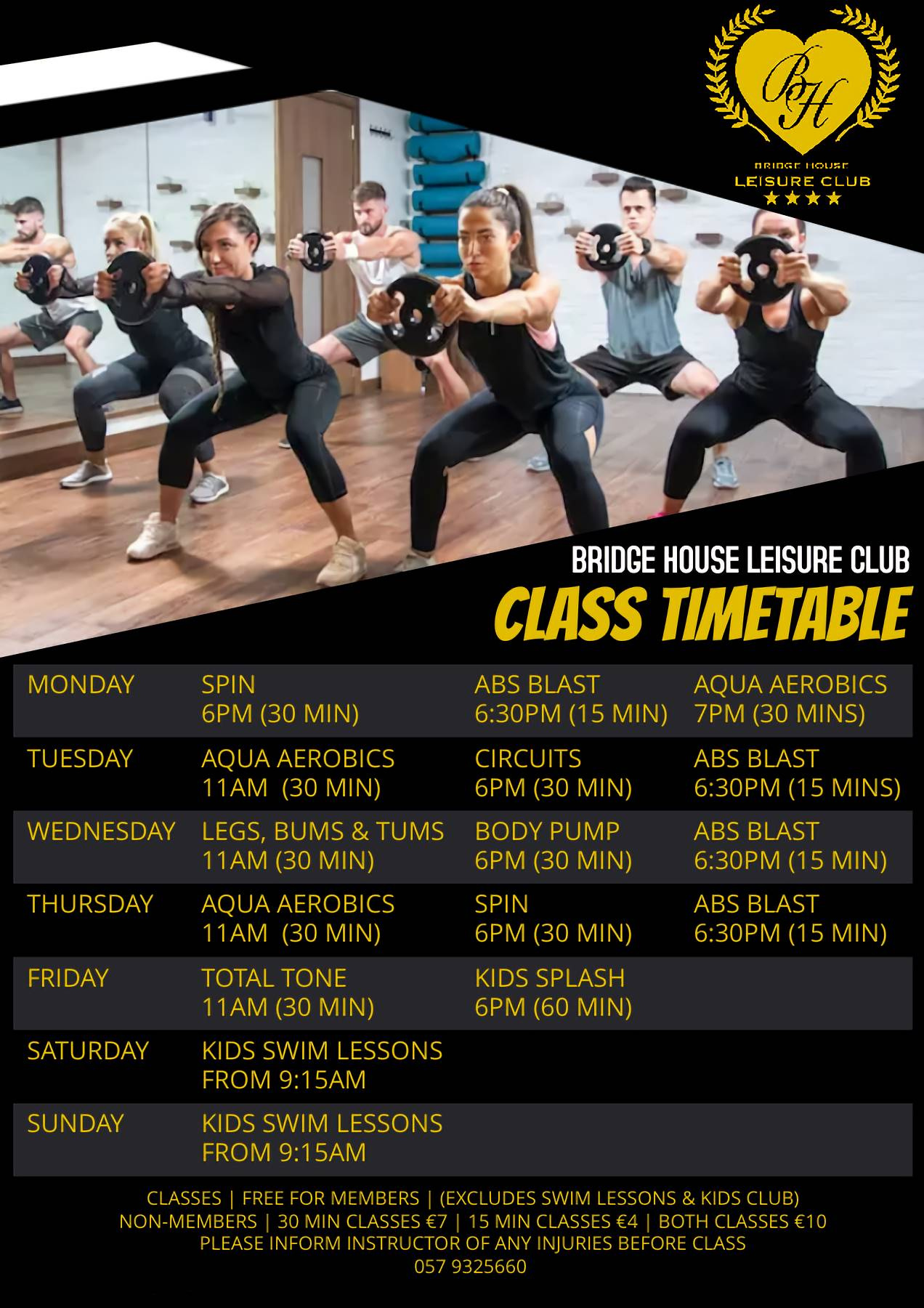 Fitness Classes Tullamore Tullamore Gym Bridge House Hotel